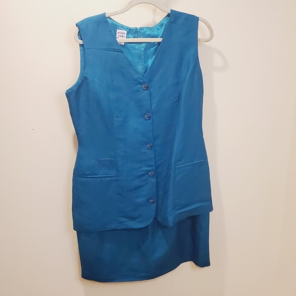PEPTITE SAKE vintage line blend women's Dress size 12
